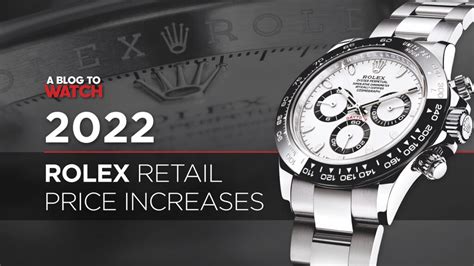 rolex trends 2022|2022 Rolex price increase.